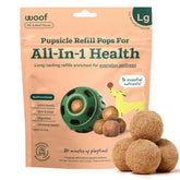 WOOF Pupsicle recargas de salud completa en bolsa, para juego prolongado
