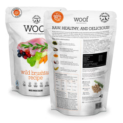 WOOF topping para comida de perro, añade proteína y sabor.