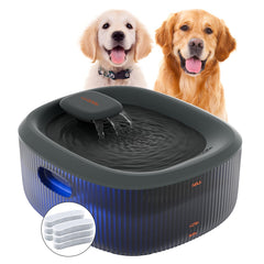 WOPET bebedero para perros grandes con capacidad de 6l, ideal para varias mascotas.