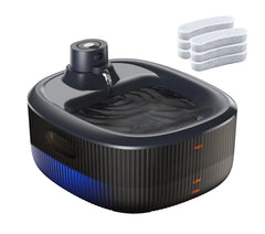 Fuente de agua inalámbrica WOPET para perros grandes con 6L, hidratación continua.