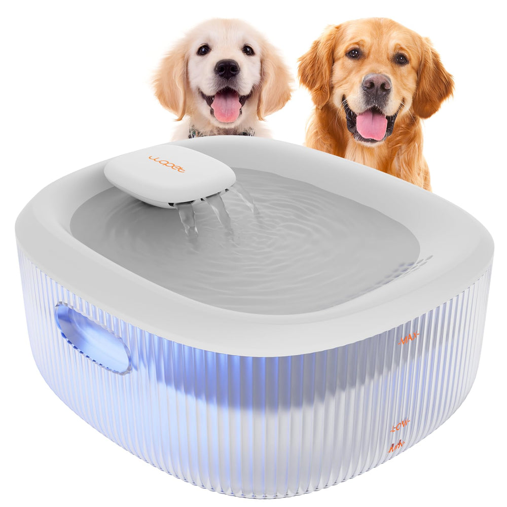 WOPET fuente-agua-perros-grandes-6l ofrece gran capacidad para varios perros.
