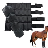 WORLD-BIO botas de hielo para tobillo del caballo con ajuste cómodo