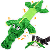 WOWBALA croco-peluche grande para juego de tirón y mordida suave.