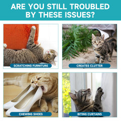 Woyamay Deterrente para Gatos, uso en interiores, mantiene zonas seguras para la familia.