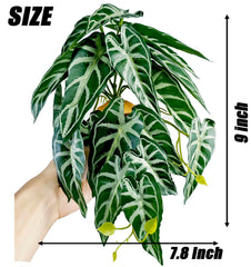 Decoración vegetal para reptiles Woyrise, ideal para refugio y exploración.
