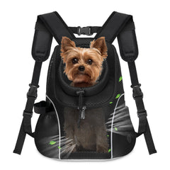 Mochila WOYYHO para perro con frontal ventilada, comodidad y mejor flujo de aire.