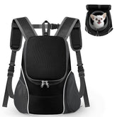 Mochila WOYYHO para perros con ventana superior mejora visibilidad y confort.