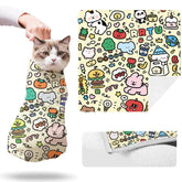 Wrap-gato: envoltorio de aseo fácil para uñas y pelaje, cómodo para el gato.