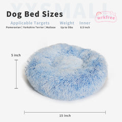 Forro de peluche Wrkfree acolchado azul para confort y suavidad.