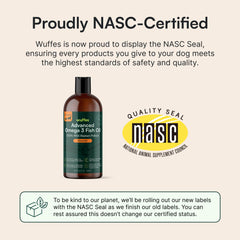 Wuffes Aceite de Pescado Alaska gota medidora: fácil dosificación diaria.