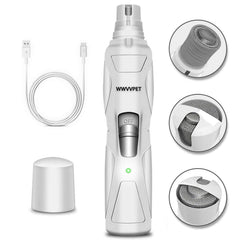 Lijadora WWVVPET con luz LED para ver la uña con precisión y guiar el lijado