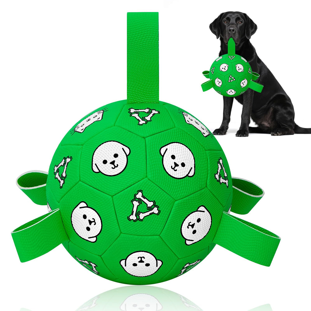 Bola WYNTRIUM para perros con asas, agarre fácil en cada juego