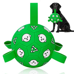 Bola WYNTRIUM para perros con asas, agarre fácil en cada juego