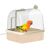 Xamanabu baño de aves con circulación de agua en jaula para un baño natural