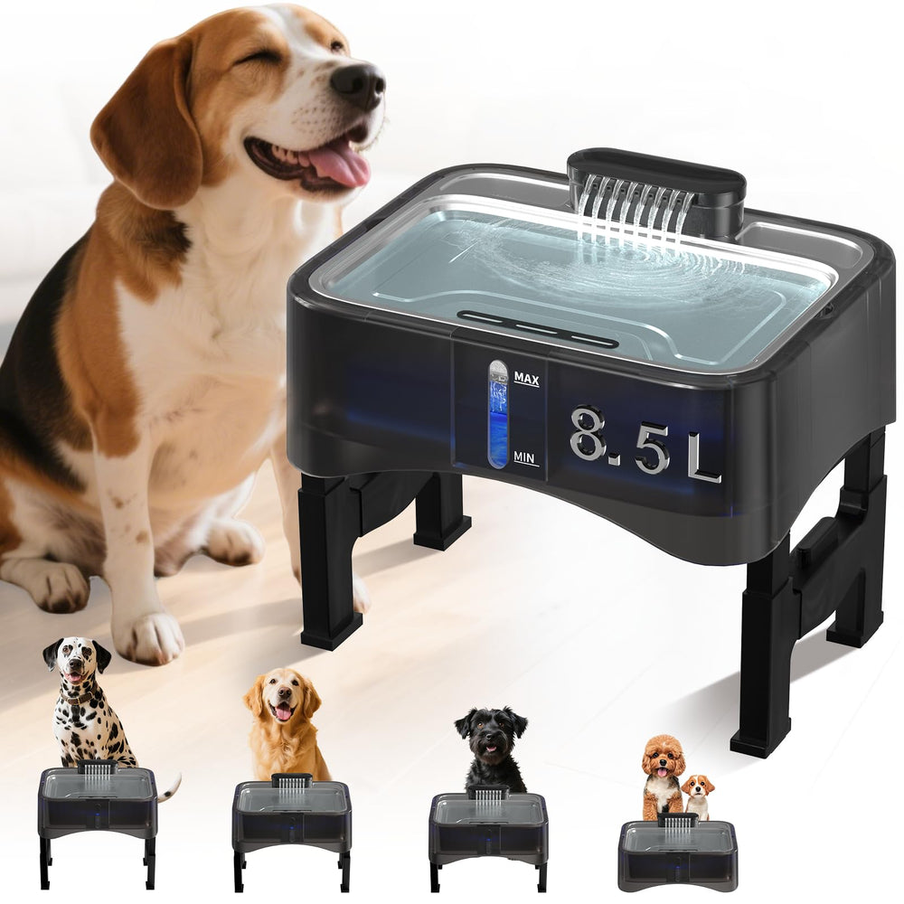Xetino bebedero para perros con altura ajustable, cómodo para beber