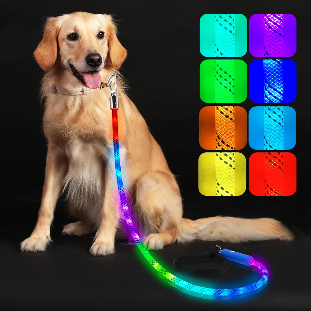Xeuch correa LED para perro con luz nocturna frontal