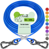 XiaZ cable para perros 50 pies en exterior, libertad controlada.