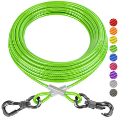 XiaZ: cable para perros con clip 360° que evita enredos durante el juego.