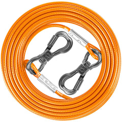 XiaZ cable de sujeción para perro 50 pies, resistente y seguro para exteriores.