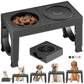 XIAZ comedero lento con stand para perros, favorece comer pausado y estable.