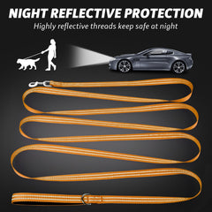 XiaZ correa 100 pies con rayas reflectivas para caminatas nocturnas