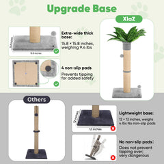 XiaZ poste 4.5 pulgadas para gatos grandes y medianos.