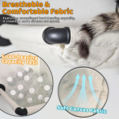 XIFOWE plataforma elevada para gato, ideal para trepar y dormir.