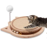 Xihan rascador sisal natural, vista general para gatos activos.