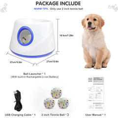 Uso interior y exterior con el lanzador XIMUSON para perros pequeños y medianos.