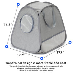 XingYunEr caja gato plegable exterior, resistente para transporte seguro.