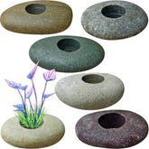 XIOFU pesas para plantas con piedras de río naturales, aspecto auténtico en el acuario.