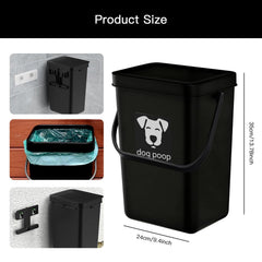 XONYOOM cubo de excrementos exterior con capacidad de 3.1 galones