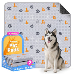 X.P.Made almohadillas lavables para perros, juego de dos, para entrenamiento diario