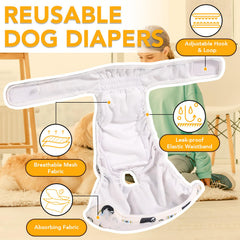 Pañales XPCARE para perras con absorcion ultra rapida para mayor proteccion.