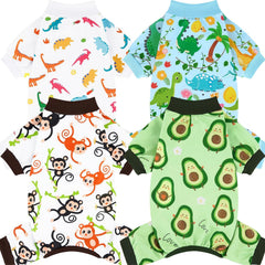 XPUDAC pijama para perros con patrón aguacate, ideal para dormir cómodo