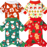 XPUDAC pijamas navidad perro Santa, ideal para fiestas y sesiones de fotos