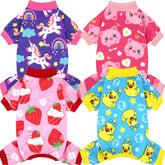 XPUDAC pijamas para perro, vista frontal, ajuste cómodo para uso diario.