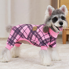 XPUDAC pijamas para perros, corte alto de barriga facilita paseos