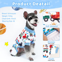 XPUDAC pijama perro diseño adorable, perfecto para fotos y paseos cortos.