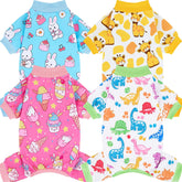 XPUDAC pijamas para perro con patrones lindos, ideal para lucir cómodo durante el día