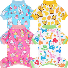XPUDAC pijamas para perro con patrones lindos, ideal para lucir cómodo durante el día