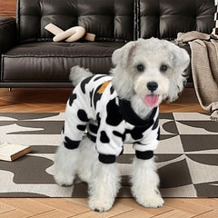 XPUDAC suéter para perro con diseño de vaca, vista de espalda, estilo