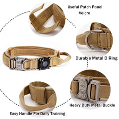 Xqpetlihai collar con asa de control para entrenamiento y paseos.