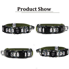 Collar Xqpetlihai con cierre de metal y doble seguridad para mayor fiabilidad.