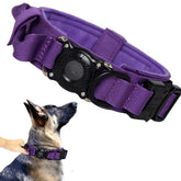Xqpetlihai collar táctico impermeable para perros grandes, ideal para entrenamiento al aire libre.