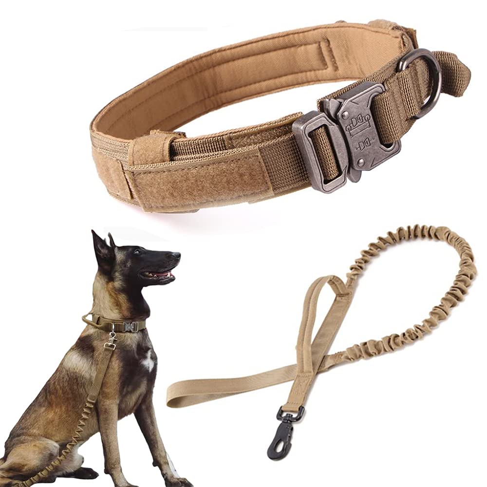 Xqpetlihai collar táctico con asa de control para entrenamiento seguro.