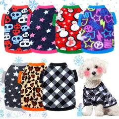 Xuniea suéter polar para perros, conjunto de 7 piezas para abrigar con estilo