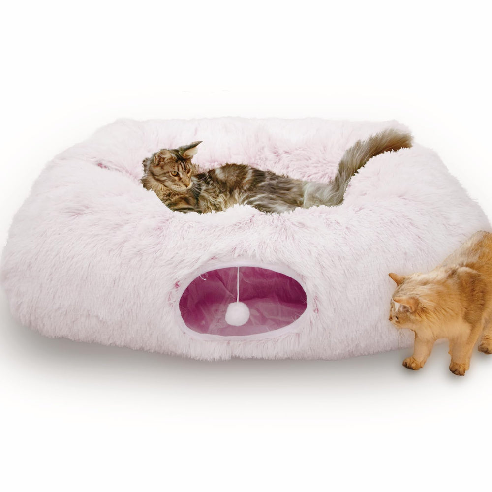 XxingSheep cama-túnel para gato con espacio amplio para estirarse y descansar