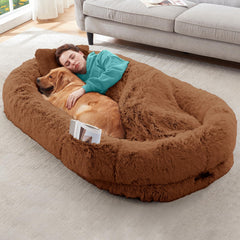 YAEM Cama Humana frente, ideal para relajarte junto a tu mascota.