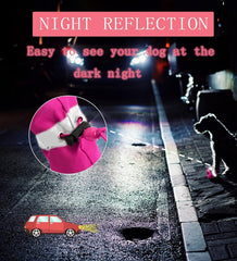 YAODHAOD cinta reflectante 360 grados en botas, seguridad nocturna para paseos.